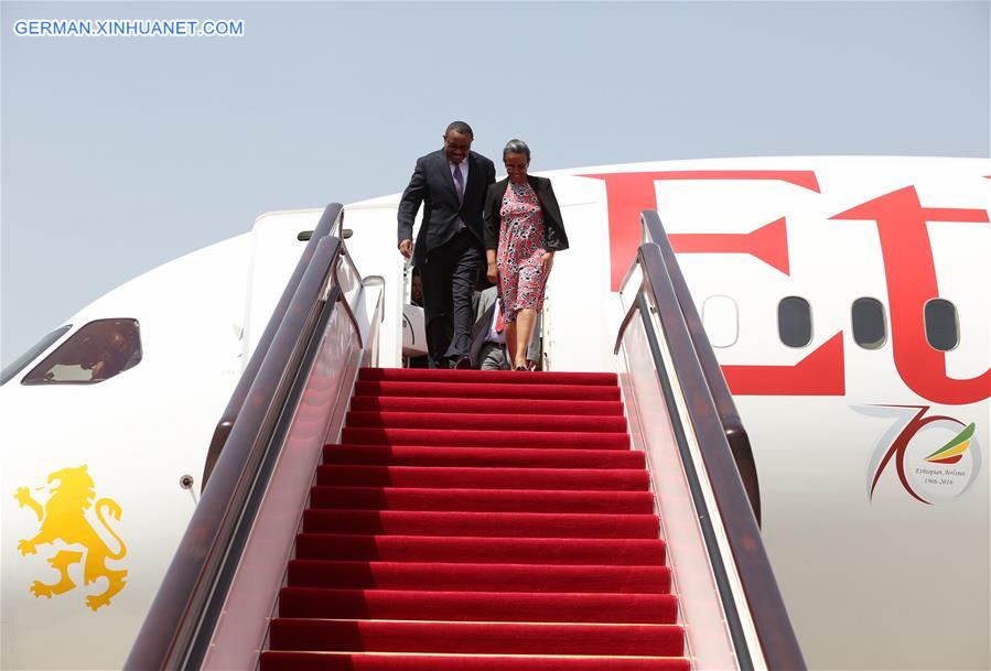 CHINA-BEIJING-ETHIOPIAN PM-ARRIVAL (CN)