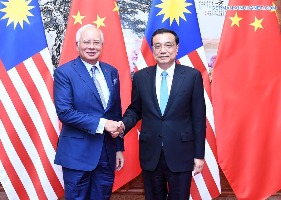 (BRF)CHINA-MALAYSIA-LI KEQIANG-NAJIB-MEETING (CN)
