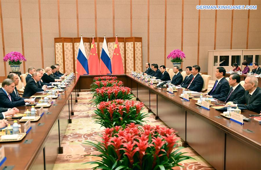 (BRF)CHINA-BEIJING-XI JINPING-RUSSIAN PRESIDENT-MEETING(CN)