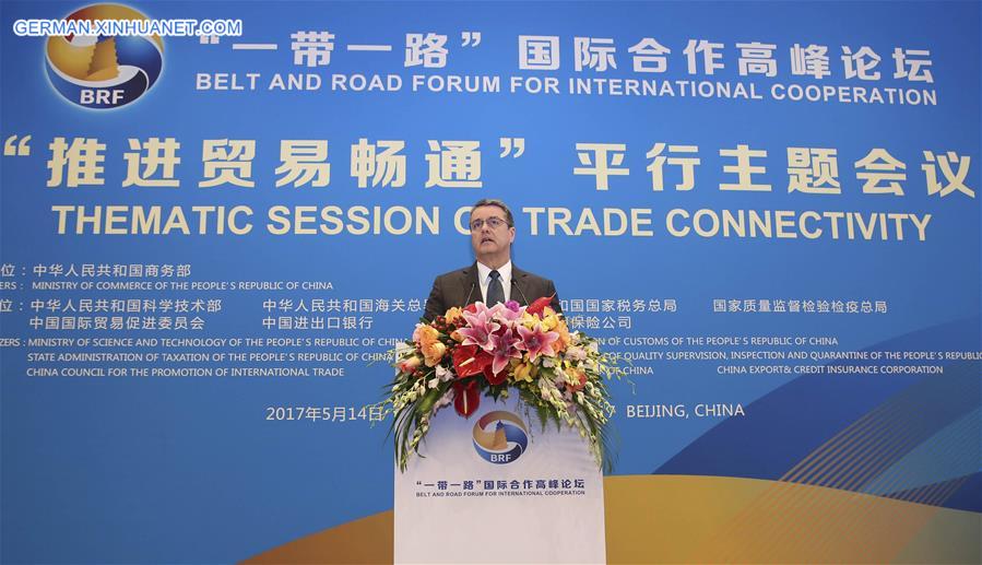 (BRF)CHINA-BELT AND ROAD FORUM-THEMATIC SESSION-TRADE (CN)