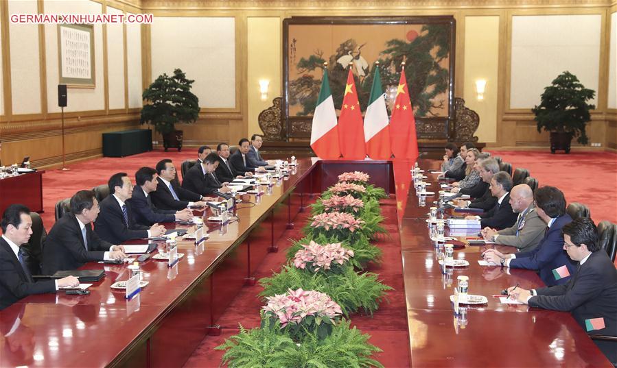 CHINA-ITALY-LI KEQIANG-MEETING (CN)