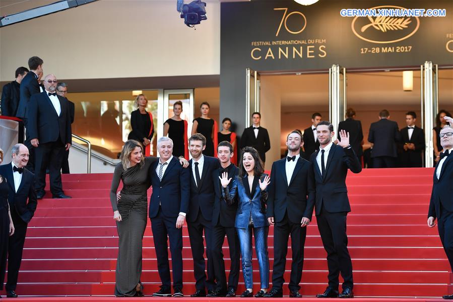 FRANCE-CANNES-70TH CANNES FILM FESTIVAL-120 BPM-RED CARPET