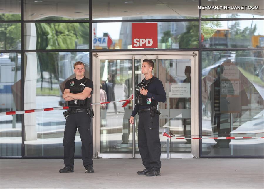 GERMANY-BERLIN-SPD-EVACUATION