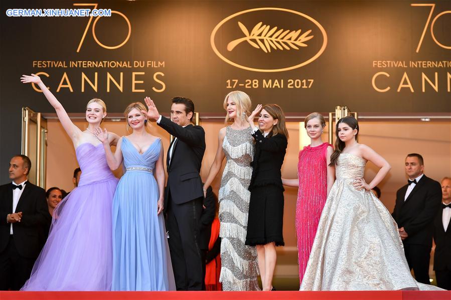 FRANCE-CANNES-70TH CANNES FILM FESTIVAL-THE BEGUILED-RED CARPET