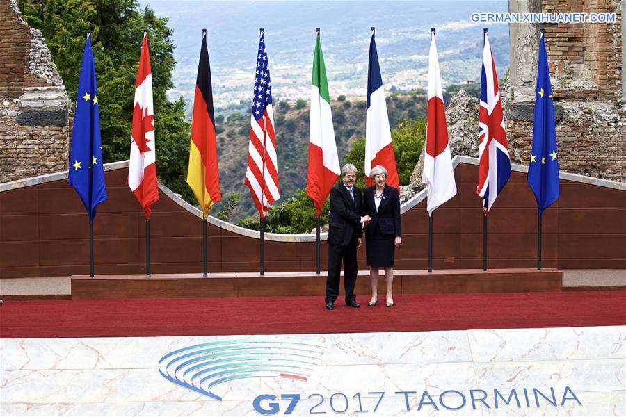 ITALY-SICILY-TAORMINA-G7-OPENING CEREMONY