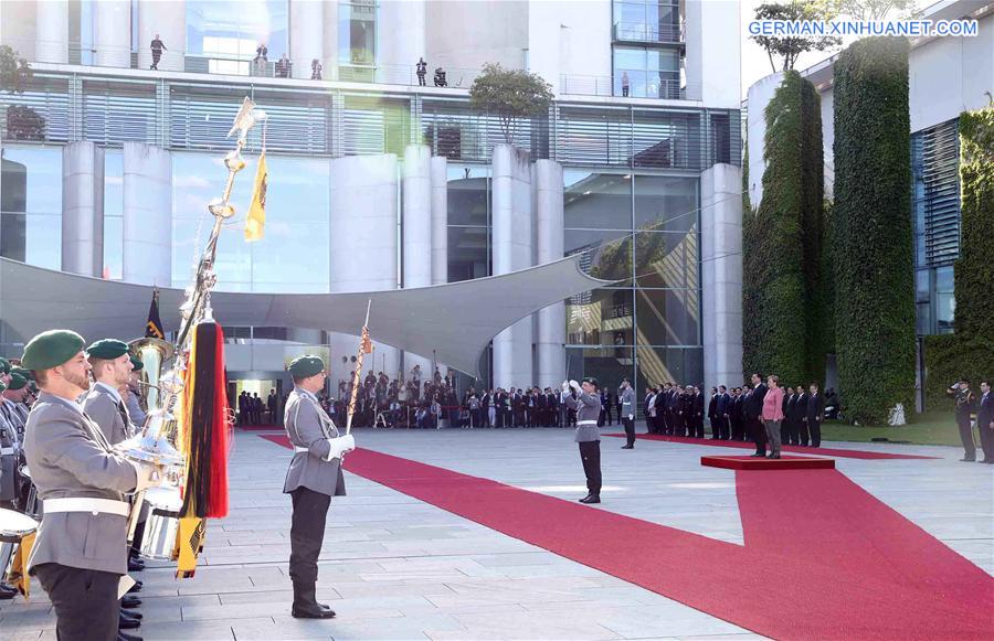 GERMANY-CHINA-LI KEQIANG-WELCOME CEREMONY