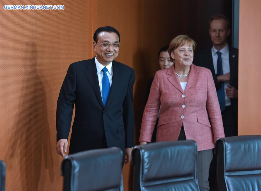GERMANY-CHINA-LI KEQIANG-MERKEL-MEETING
