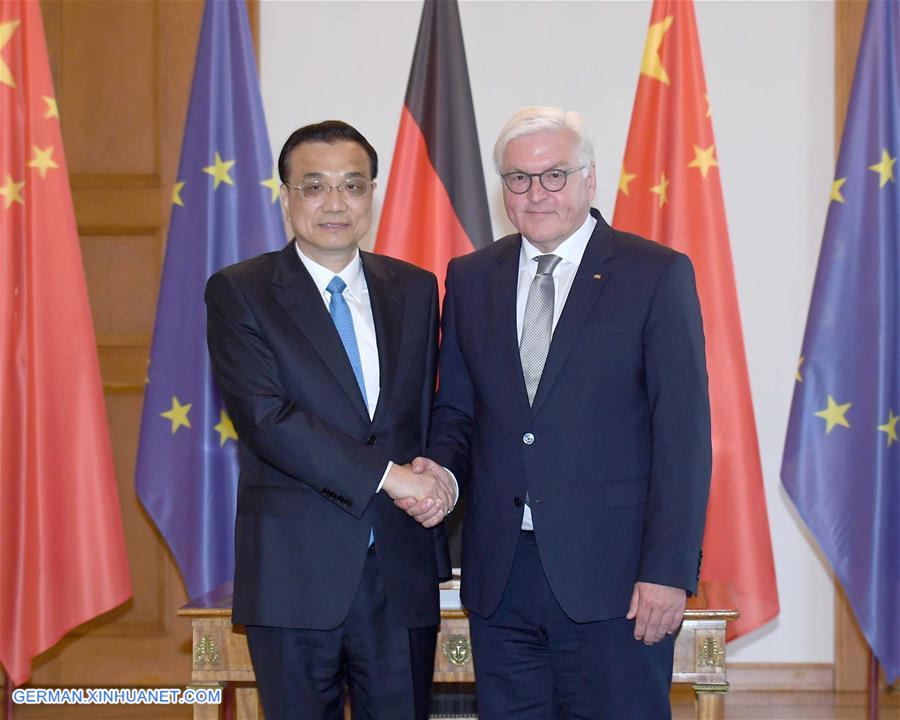 GERMANY-BERLIN-CHINA-LI KEQIANG-STEINMEIER-MEETING 