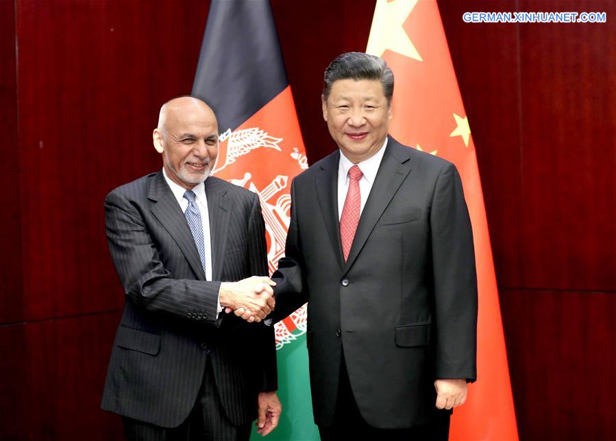KAZAKHSTAN-CHINA-XI JINPING-AFGHANISTAN-GHANI-MEETING