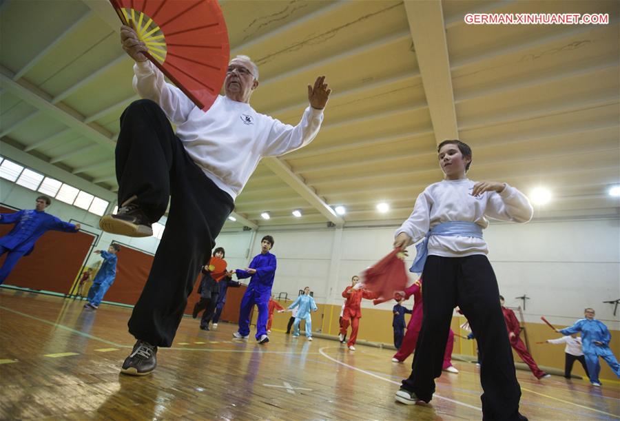 (SP)ITALY-LAVAGNA-OLD MAN-CHINESE MARTIAL ARTS