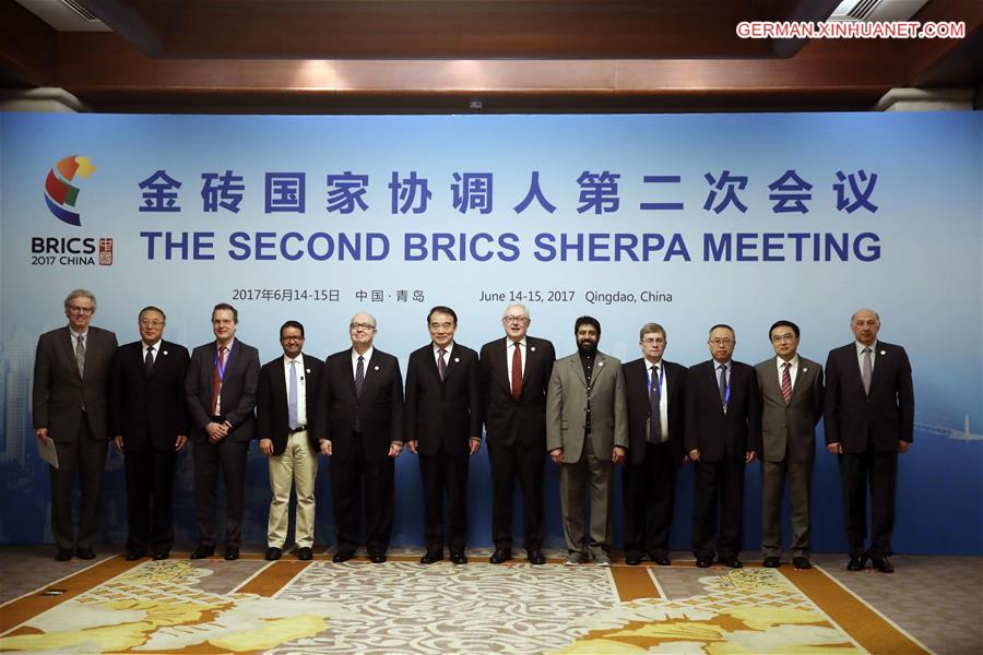 CHINA-QINGDAO-BRICS-SHERPA-MEETING (CN)