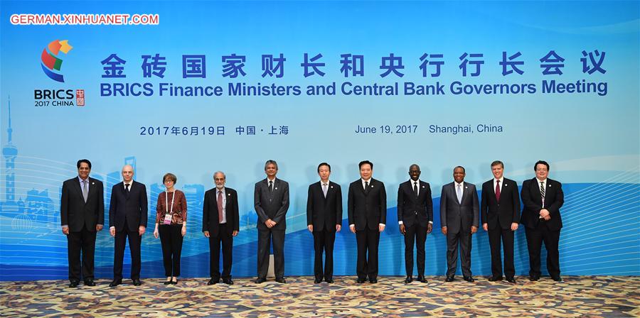 CHINA-SHANGHAI-BRICS-FINANCE OFFCIALS-MEETING (CN)