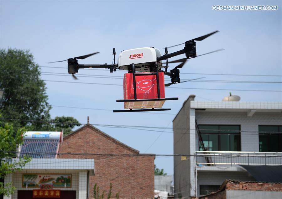CHINA-SHAANXI-XI'AN-DRONE DELIVERY (CN)
