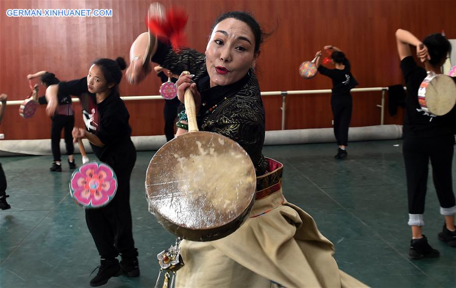 CHINA-LHASA-REBA DANCE-INHERITANCE (CN)