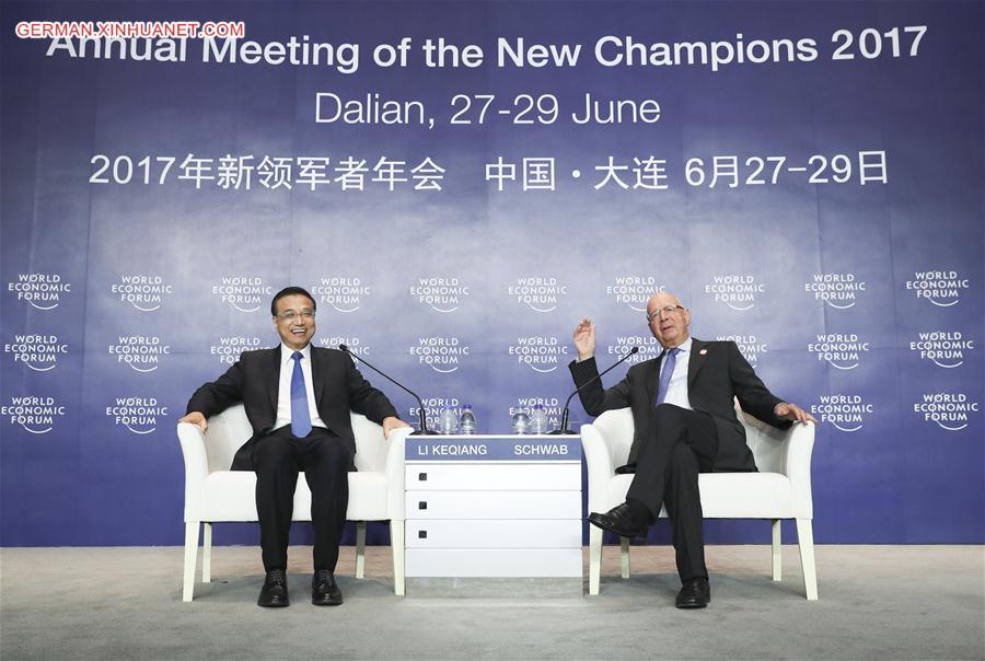 CHINA-DALIAN-LI KEQIANG-SUMMER DAVOS-MEETING (CN)