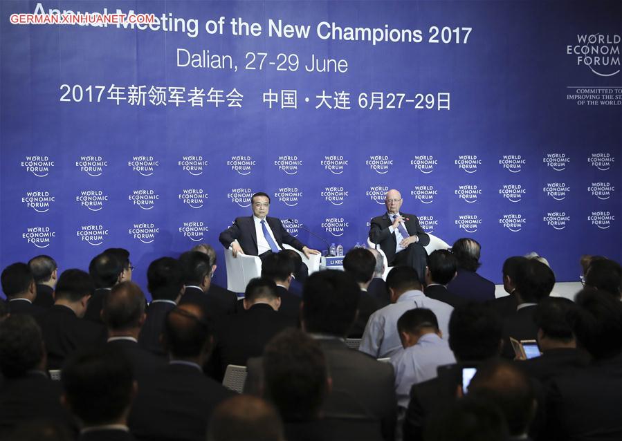 CHINA-DALIAN-LI KEQIANG-SUMMER DAVOS-MEETING (CN)