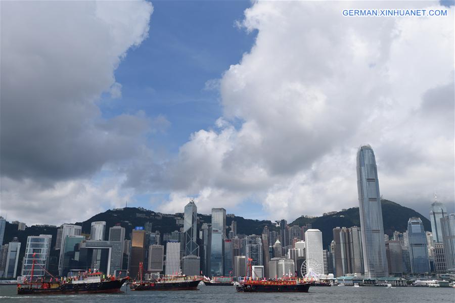 CHINA-HONG KONG-20TH ANNIVERSARY-FISHING BOATS (CN)