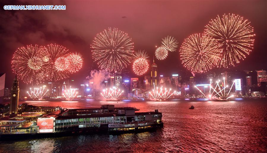 CHINA-HONG KONG-20TH ANNIVERSARY-FIREWORKS (CN)