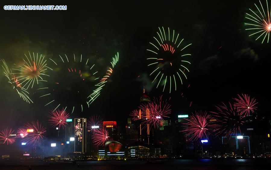 CHINA-HONG KONG-20TH ANNIVERSARY-FIREWORKS (CN)