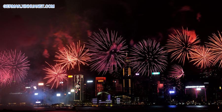 CHINA-HONG KONG-20TH ANNIVERSARY-FIREWORKS (CN)