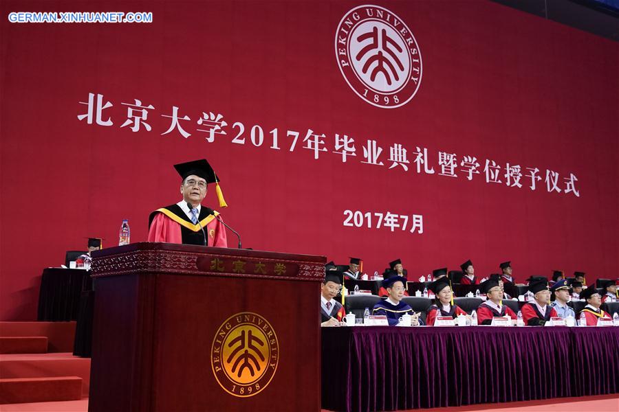 CHINA-BEIJING-PKU-GRADUATION CEREMONY (CN)