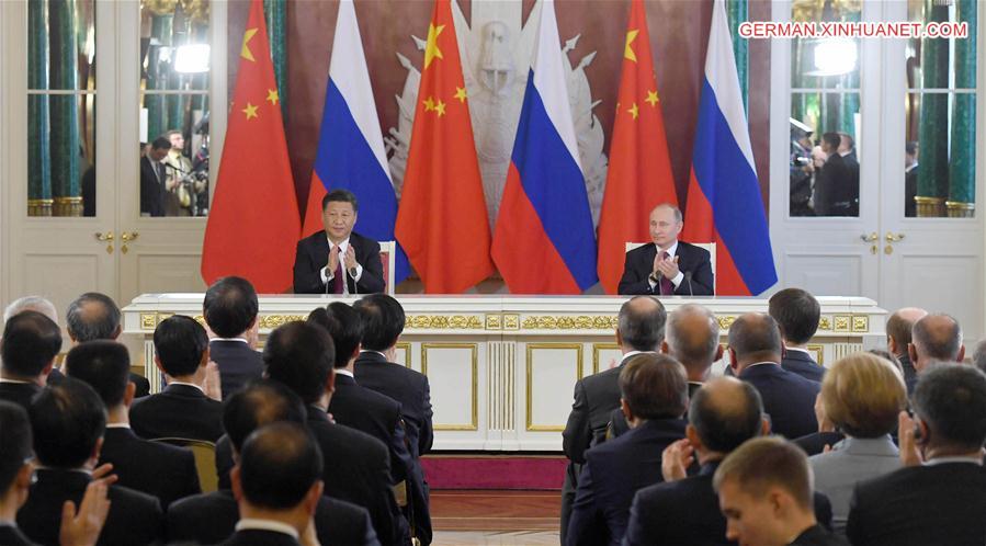 RUSSIA-CHINA-XI JINPING-PUTIN-TALKS