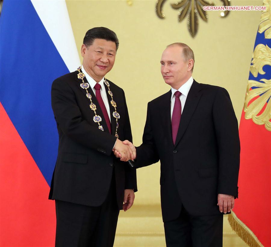 RUSSIA-CHINA-XI JINPING-PUTIN-TALKS