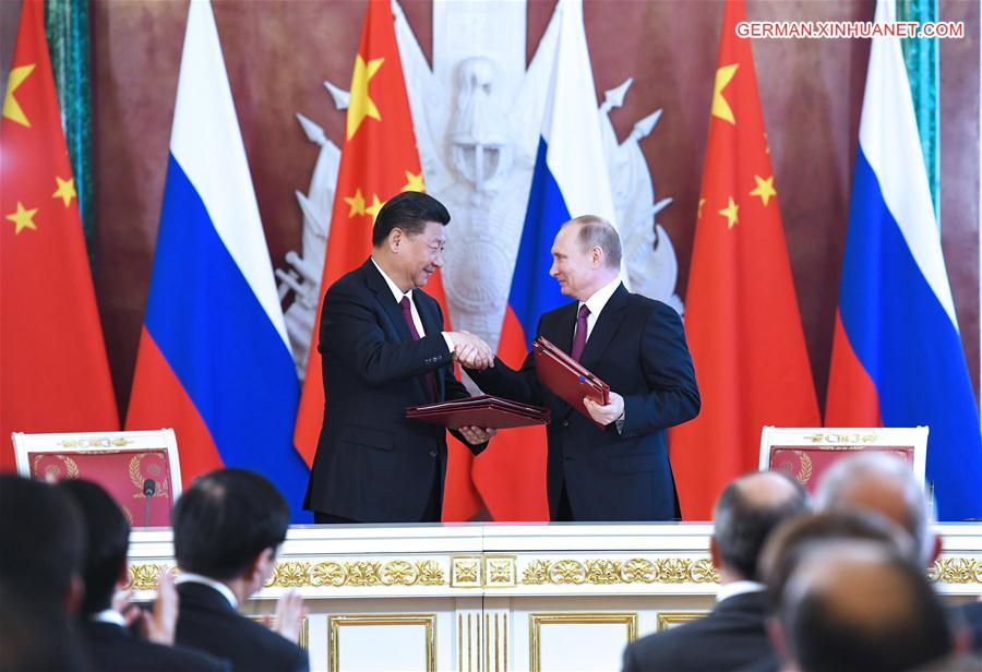 RUSSIA-CHINA-XI JINPING-PUTIN-TALKS