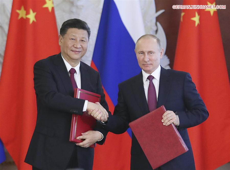 RUSSIA-CHINA-XI JINPING-PUTIN-TALKS