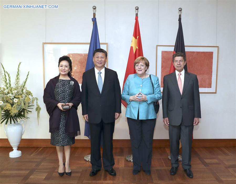 GERMANY-CHINA-XI JINPING-MERKEL-MEETING