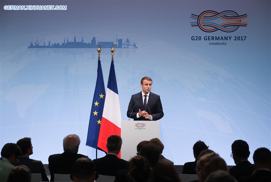 GERMANY-HAMBURG-G20 SUMMIT-PRESS CONFERENCE
