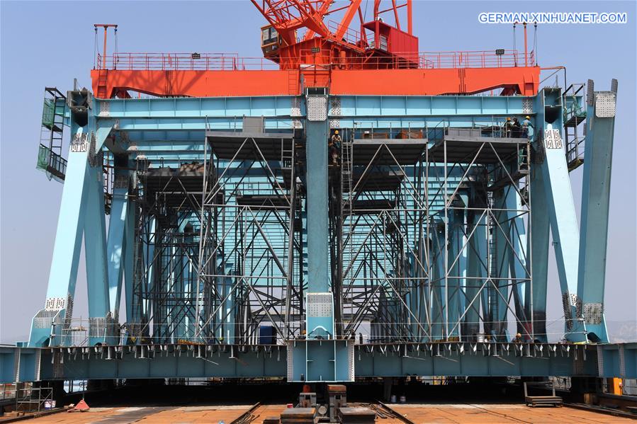 CHINA-HENAN-SANMENXIA-HIGHWAY RAILWAY BRIDGE-CONSTRUCTION (CN)