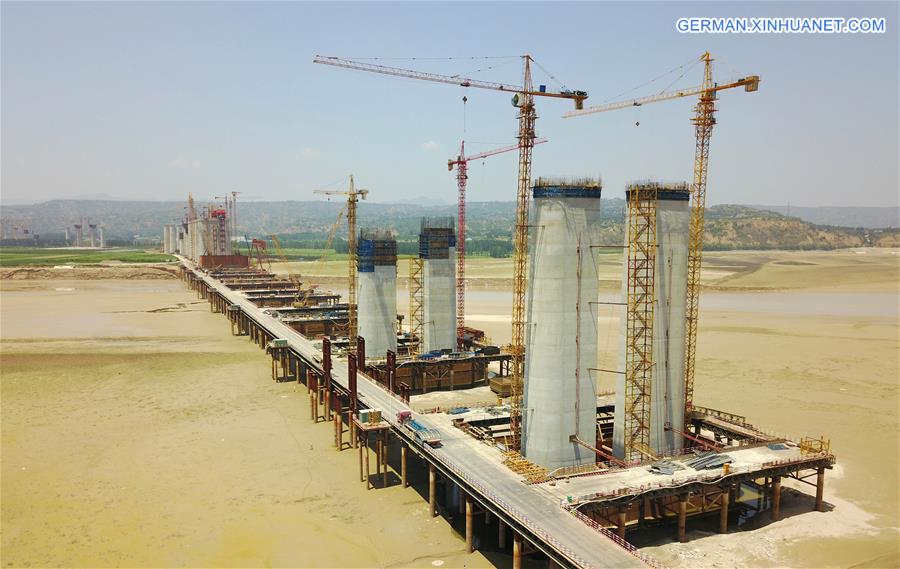 CHINA-HENAN-SANMENXIA-HIGHWAY RAILWAY BRIDGE-CONSTRUCTION (CN)