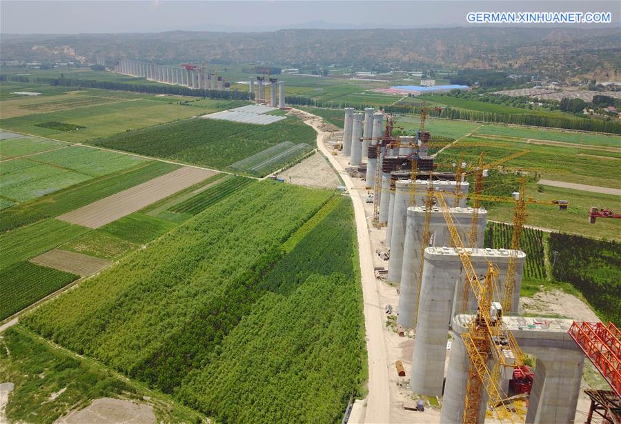 CHINA-HENAN-SANMENXIA-HIGHWAY RAILWAY BRIDGE-CONSTRUCTION (CN)