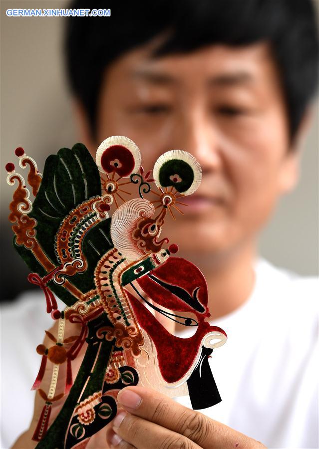 CHINA-XI'AN-FEATURE-SHADDOW PUPPET (CN)