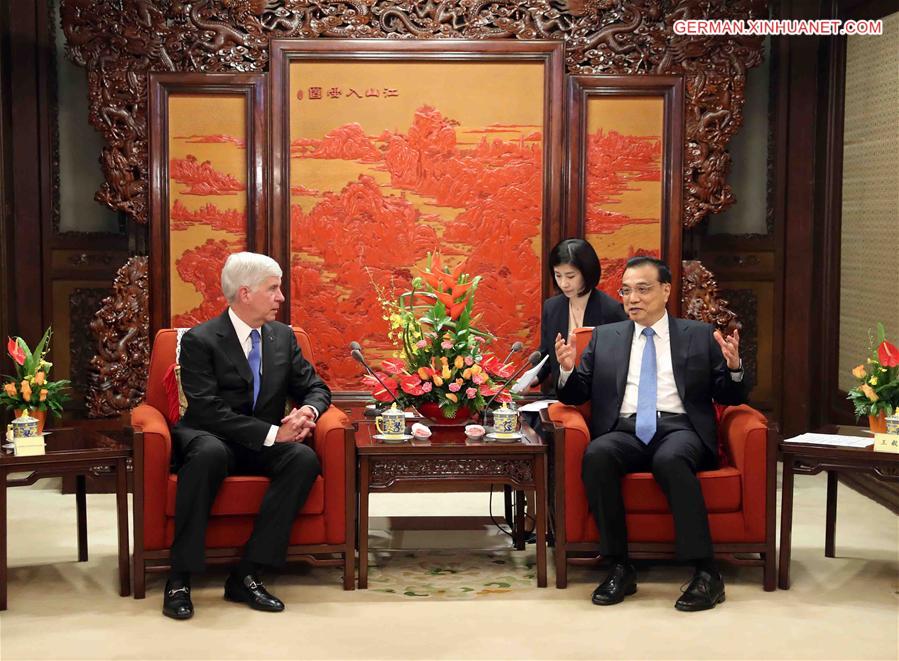 CHINA-BEIJING-LI KEQIANG-MICHIGAN GOVERNOR-MEETING (CN)