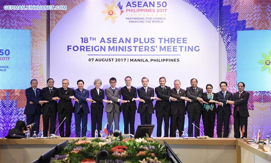 PHILIPPINES-MANILA-ASEAN PLUS THREE-FOREIGN MINISTERS-MEETING
