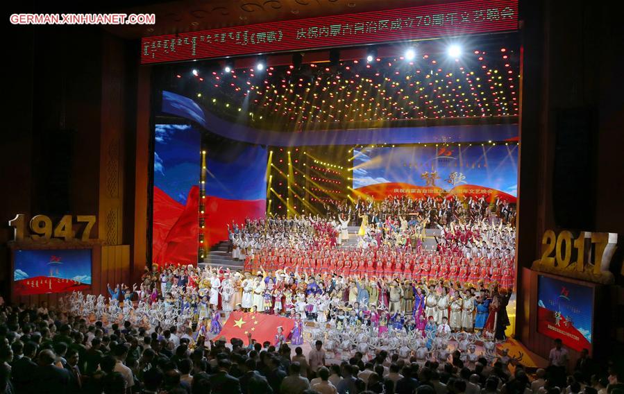 CHINA-INNER MONGOLIA-HOHHOT-YU ZHENGSHENG-70TH ANNIVERSARY (CN)