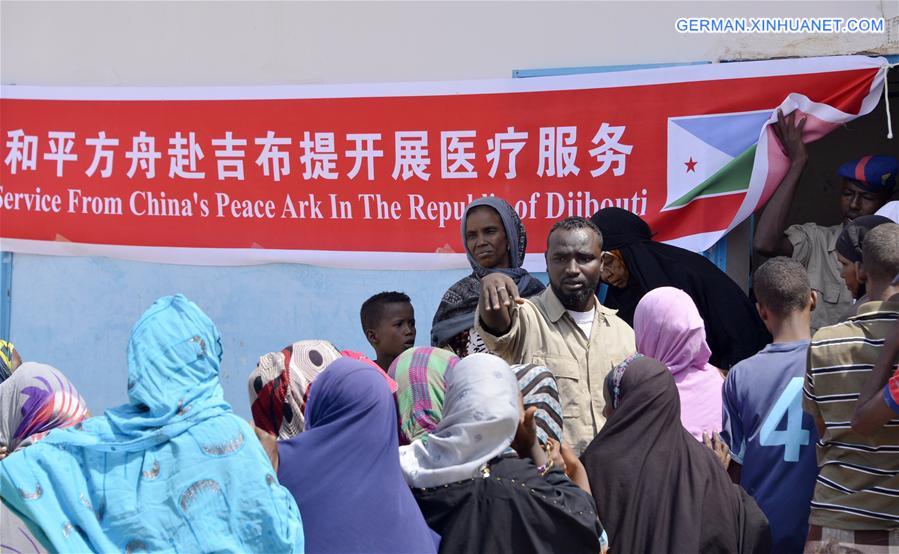 DJIBOUTI-CHINA-PEACE ARK-FREE MEDICAL SERVICES
