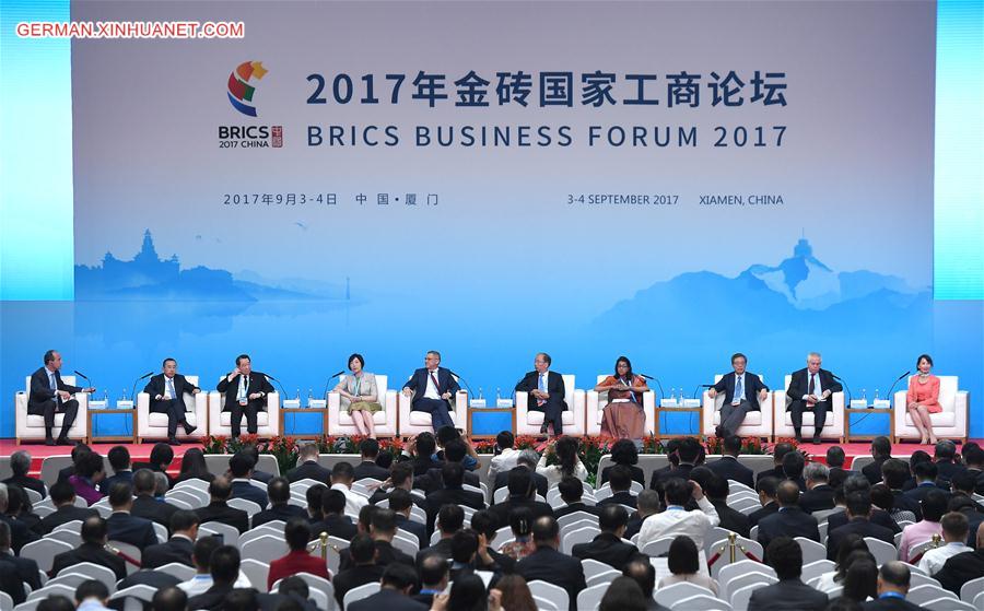 (XIAMEN SUMMIT)CHINA-XIAMEN-BRICS-BUSINESS FORUM-FINANCIAL COOPERATION AND DEVELOPMENT (CN)