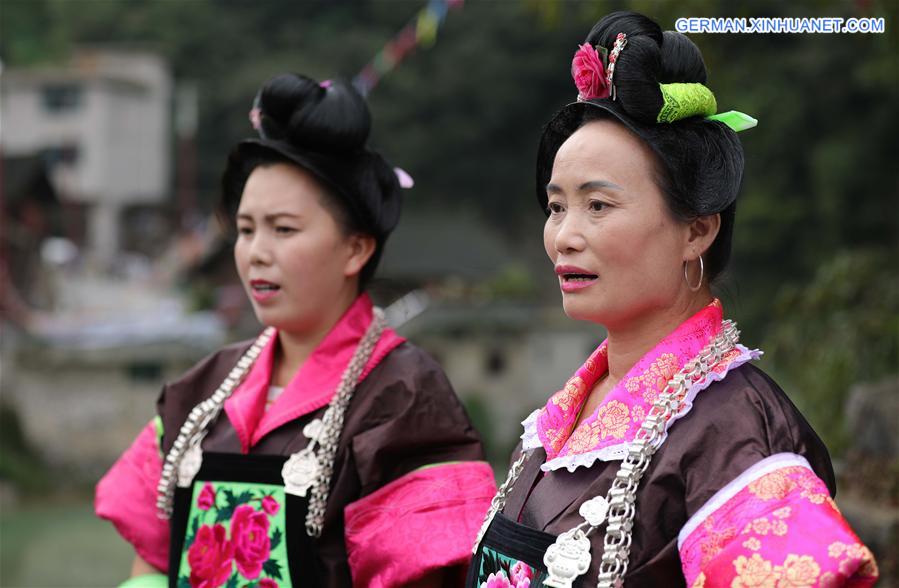 #CHINA-GUIZHOU-MIAO PEOPLE-FESTIVAL COSTUMES(CN)