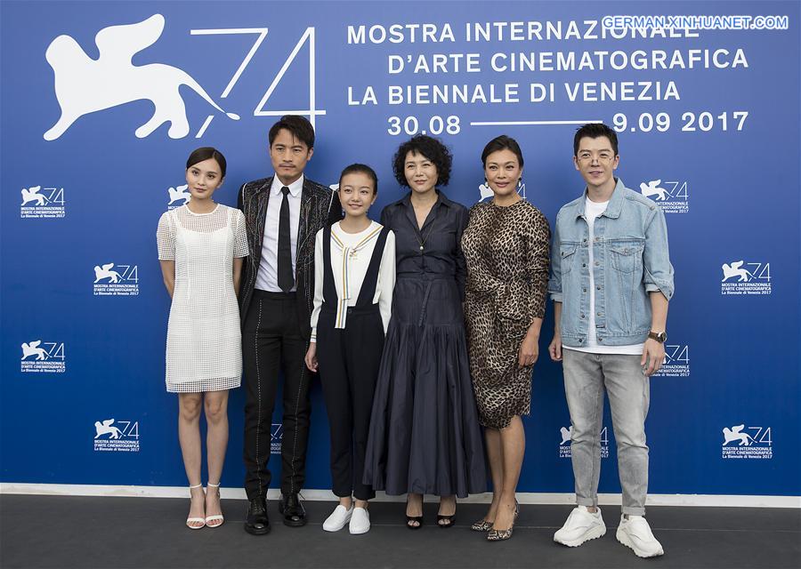 ITALY-VENICE-FILM FESTIVAL-"ANGELS WEARS WHITE"-PHOTOCALL
