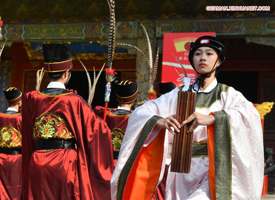 CHINA-CONFUCIUS-BIRTHDAY COMMEMORATION (CN)