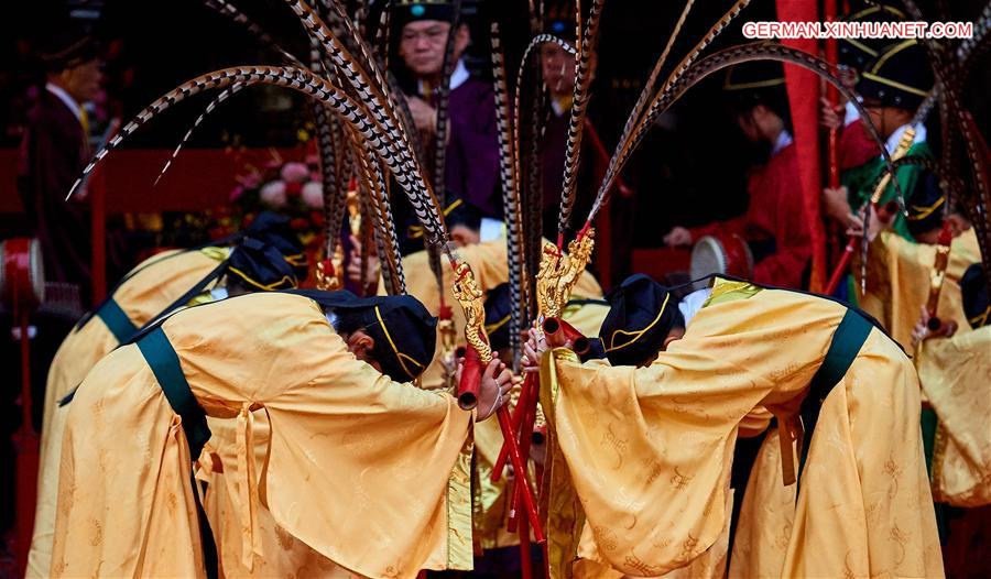CHINA-CONFUCIUS-BIRTHDAY COMMEMORATION (CN)