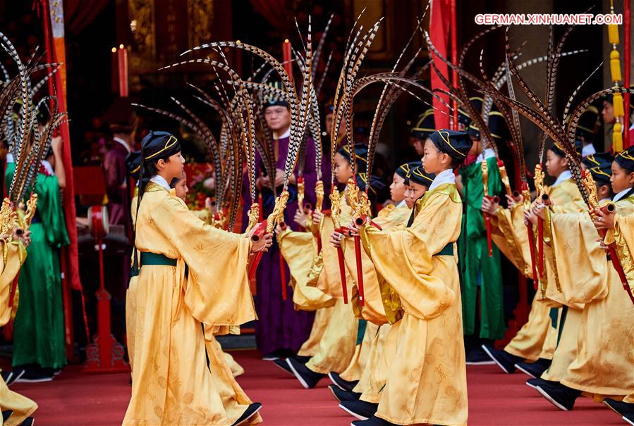 CHINA-CONFUCIUS-BIRTHDAY COMMEMORATION (CN)