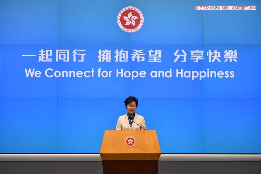 #CHINA-HONG KONG-CHIEF EXECUTIVE-POLICY ADDRESS-PRESS CONFERENCE (CN*)