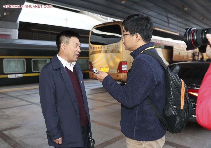 (CPC)CHINA-BEIJING-CPC NATIONAL CONGRESS-DELEGATES-ARRIVAL (CN) 