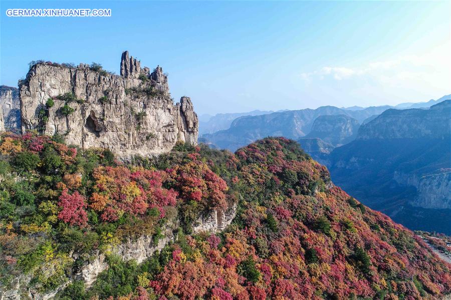 #CHINA-HEBEI-TAIHANG MOUNTAIN-AUTUMN SCENERY  (CN)