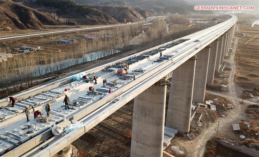CHINA-BEIJING-SHENYANG HIGH-SPEED RAILWAY-CONSTRUCTION (CN)