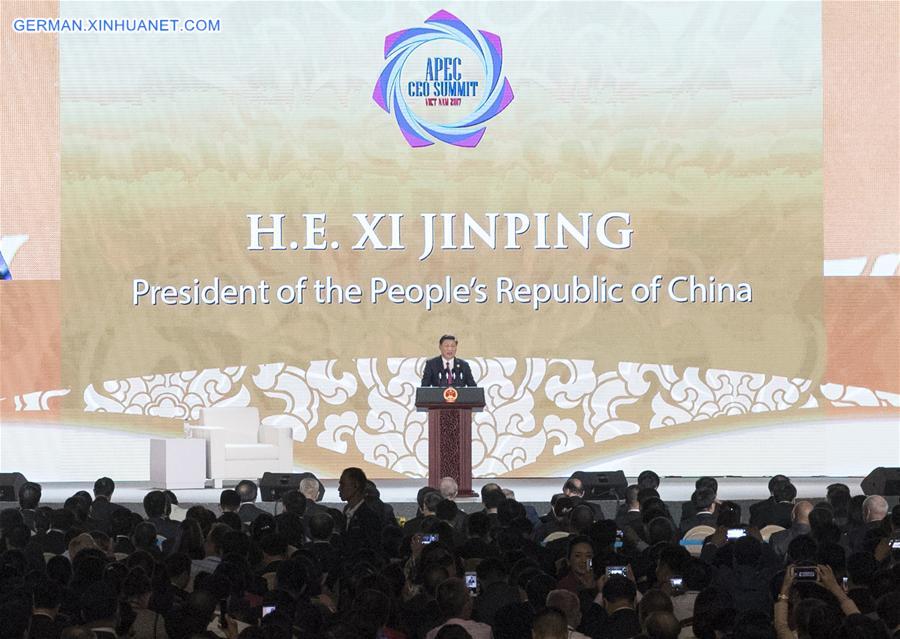 VIETNAM-CHINA-XI JINPING-APEC CEO SUMMIT 